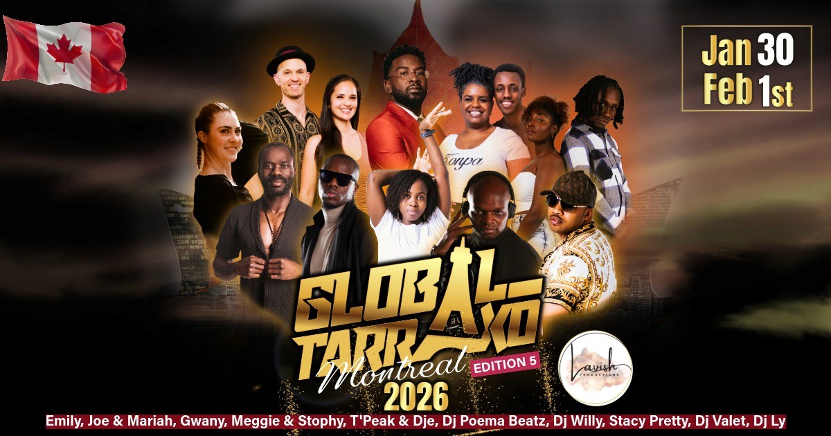 Global Tarraxo Montreal 2026 poster, 30 January to 1 February 2026